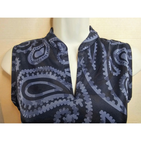 Nike Dri-FIT Victory Golf Polo Sleeveless Obsidian Paisley Print SZ XS‎ - Picture 4 of 9